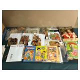 Paper dolls, some vintage