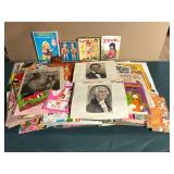 Paper dolls, activity books, some vintage etc.