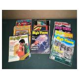 High Times Magazines, 1970s & 1980s.