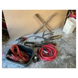 3 Grease guns, 4-way lug wrench