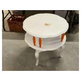 4 leg wooden lamp table