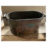 Copper wash tub