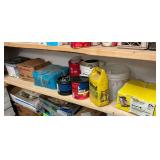 Shelf of nail and screw assortment