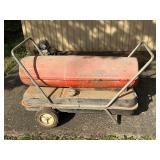 Dayton portable oil heater, kerosene, unknown BTU