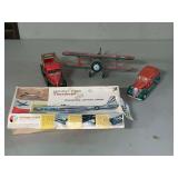 ERTL diecast truck, Liberty Classics diecast plane