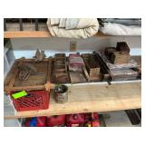 Vintage wood and kitchen items