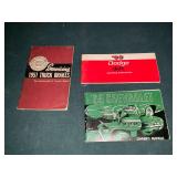 1968 Dodge Dart, 1968 Chevrolet, 1951 Chevrolet Truck Brakes manuals