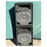 Pair of Peavey SP5, 8 ohms, 800 watt, speakers