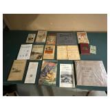 Maps, souvenirs, almanacs, travel brochures, etc.