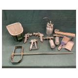 Air paint guns and accessories