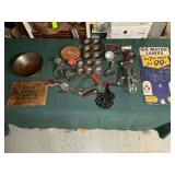 Vintage kitchen utensils.