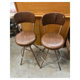 2 vintage Costco swivel chairs