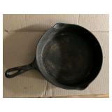 10 cast iron skillet, unmarked.