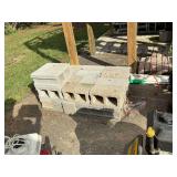 Concrete blocks, 26 +/-.