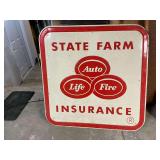 State Farm enamel finish sign