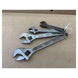 Adjustable wrenches