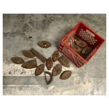 Assortment of sad irons