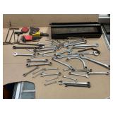 Combination & box end wrenches, Snap-On, SK, TRW, Proto and others.