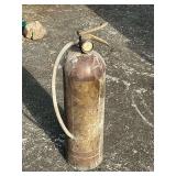 Brass fire extinguisher