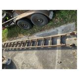 Wooden library ladder, 12