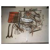Assortment of box end, combination, wrenches