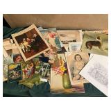Vintage prints, calendar pages, magazine pages