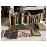 Vintage books, some copyrights include late 1800s and early 1900s