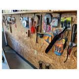 Bow saw, wire brushes, coping saws, NIB Spyder drill bits