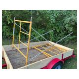 Bil-Jax Scaffolding, 4 pieces and brace rods