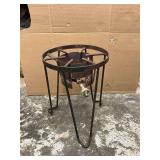 New Braunfels propane cook stand, 14 1/2" diameter, 19 1/2" T