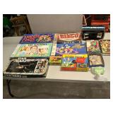 Assorted vintage board games