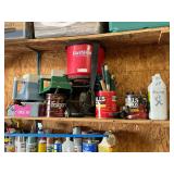 Gardening supplies, Earthway seeder, grass seeders, hand tools, chemicals, etc.