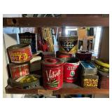 Vintage tins