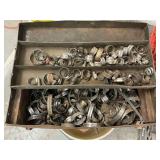 Metal tool box, 19" W