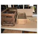 3 wooden crates