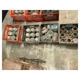 4 crates of canning jars mostly quart