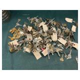 Large lot of old keys.