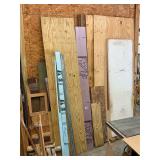 Scrap lumber, plywood, chip board