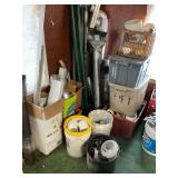 Plumbing supplies, joist hangers, galvanized pipe, etc.