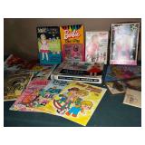 Coloring books, paper dolls, activity books, etc.