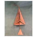 Metal wind chime, 21" L