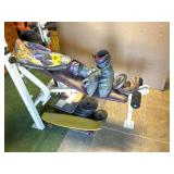 Weider Pro 350SE weight bench, weights