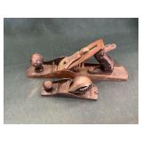 Pair of Stanley wood planes