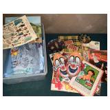Vintage advertising prints, magazine pages, paper dolls, etc.