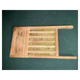 National Washboard Co. No. 801 brass washboard