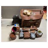 Vintage Canon camera lenses