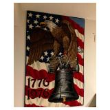 Alexander Smith Carpet "The American Legend" wall hanging