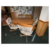 Kitchen table, 42" W + 17 1/2" W leaf