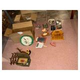 Assortment of wall & shelf decorations