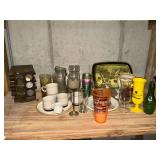 Assortment of glassware